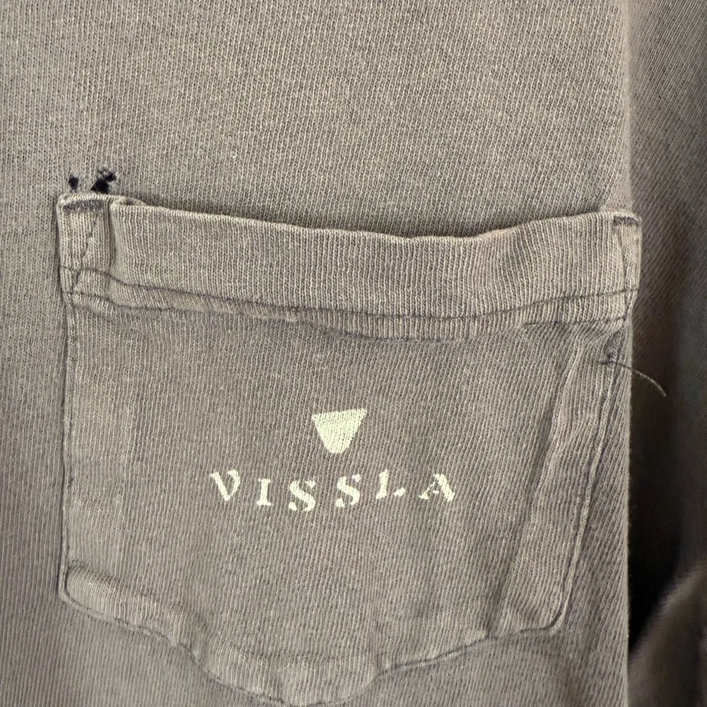 VISSLA Men's Charcoal Pocket Tee - Picture 2 of 6